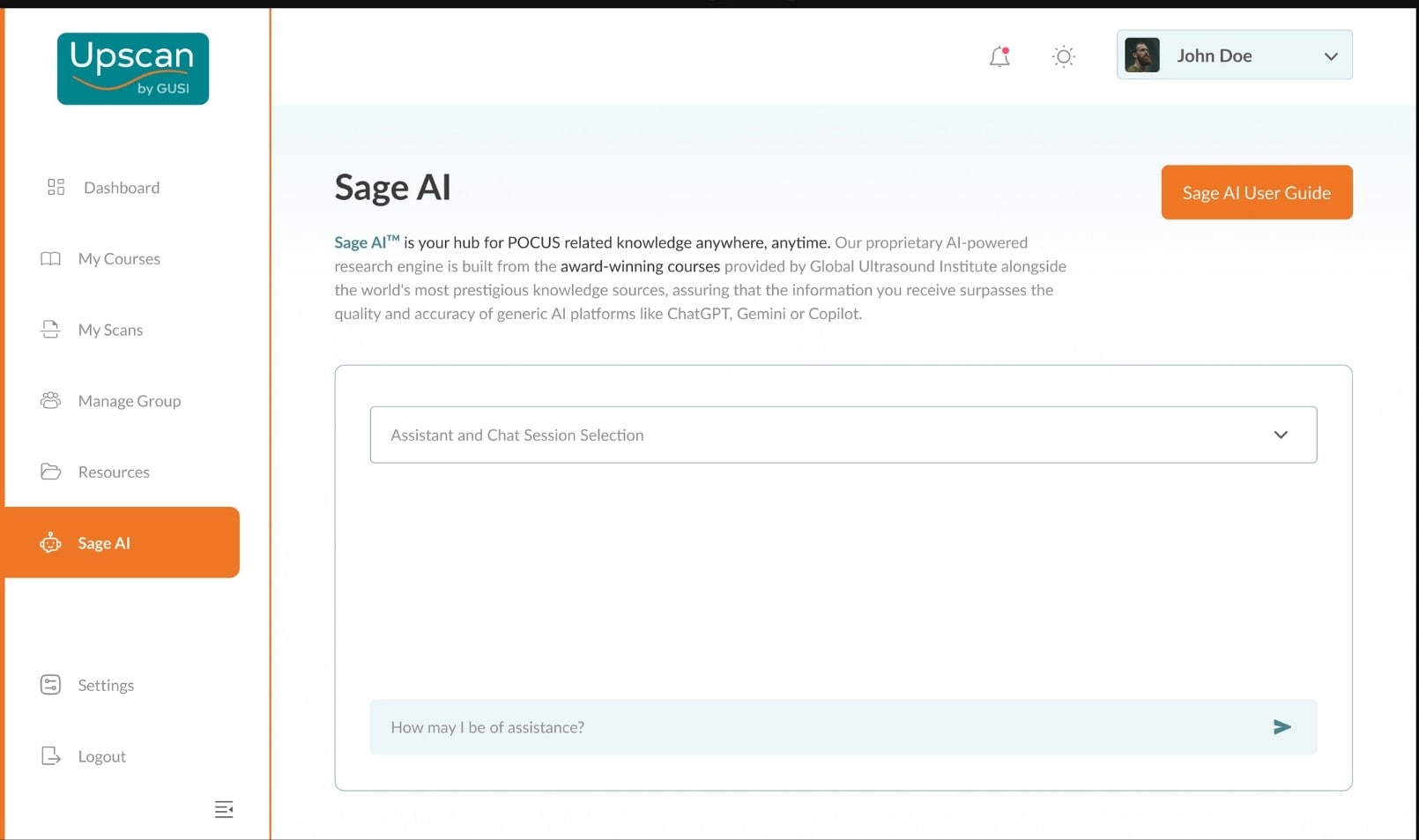 Sage AI™ Ultrasound Assistant